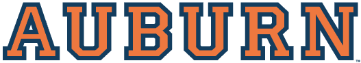 Auburn Tigers 1964-1997 Wordmark Logo Print Decal